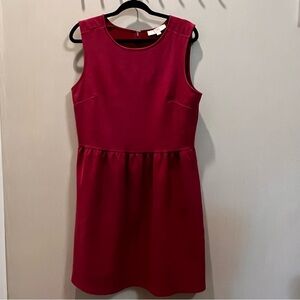 LOFT Red Sleeveless Dress